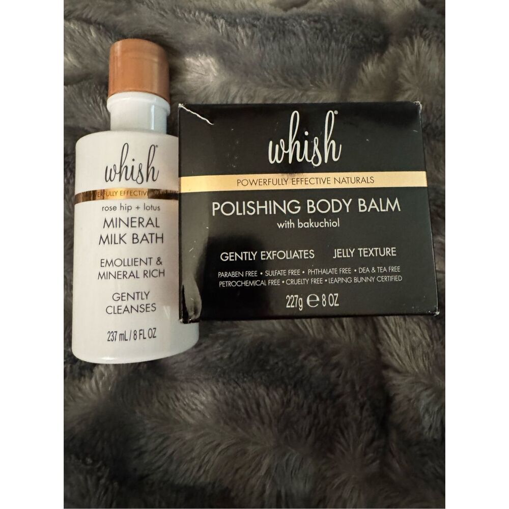 Polishing Body Balm with Bakuchiol and mineral milk bath